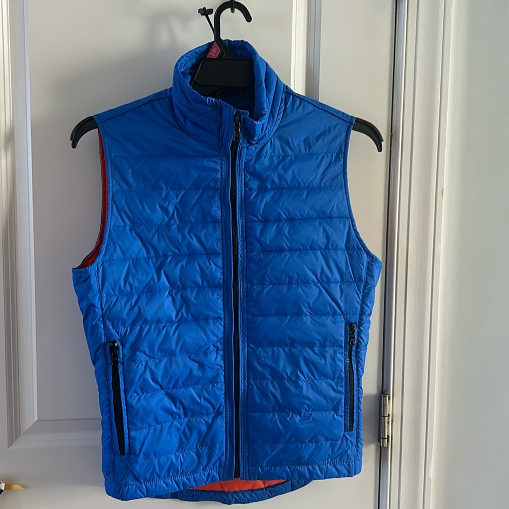 Banana Republic Blue quilted Puffer Vest S